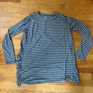 Aerie long sleeve striped shirt, size medium
